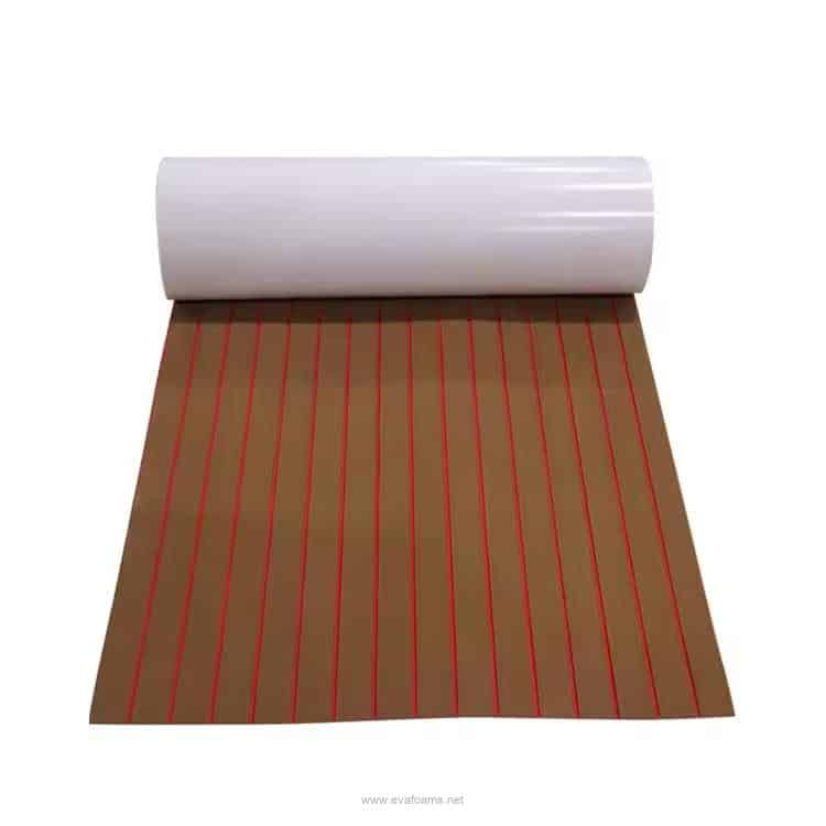 Premium EVA Boat Mat – Custom Teak Decking Artificial Foam for Marine Flooring with UV Protection